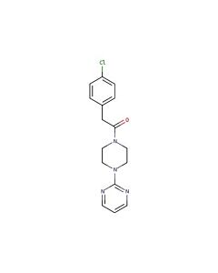 Astatech 2-(4-CHLOROPHENYL)-1-(4-PYRIMIDIN-2-YLPIPERAZIN-1-YL)ETHANONE, 95.00% Purity, 100MG